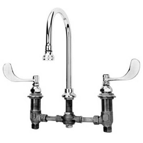 (image for) T&S Brass -2871 Swvl Gs Nck Med Faucet 8 In Centers